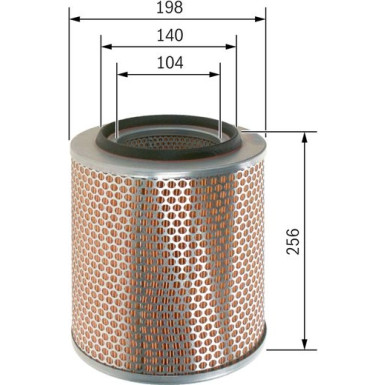 BOSCH 1 457 429 854 Luftfilter