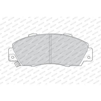 Ferodo Bremsbelagsatz, Scheibenbremse PREMIER ECO FRICTION FDB905