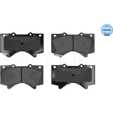 025 243 8618/W Bremsbelagsatz, Scheibenbremse MEYLE-ORIGINAL: True to OE.