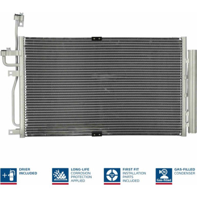 94977 Kondensator, Klimaanlage ** FIRST FIT **