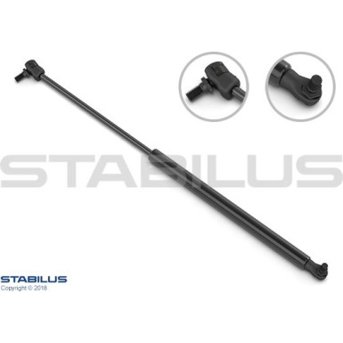 Stabilus 2 x STABILUS Gasfeder, Koffer-/Laderaum LIFT-O-MAT® 138383