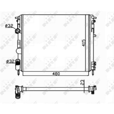 58148 Kühler, Motorkühlung 58148 Kühler, Motorkühlung