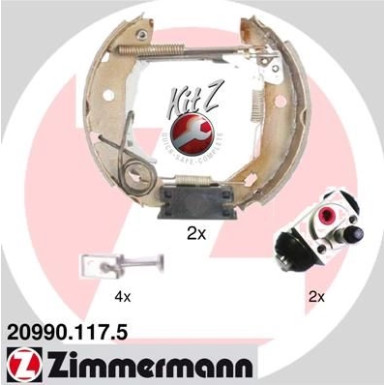 Zimmermann Bremsbackensatz KIT Z 20990.117.5