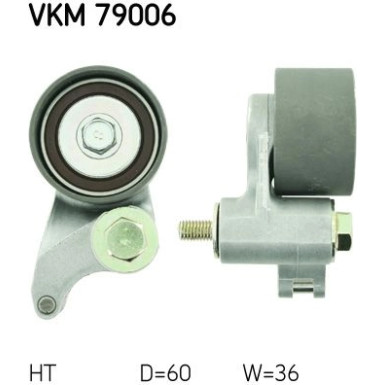 VKM 79006 Spannrolle, Zahnriemen