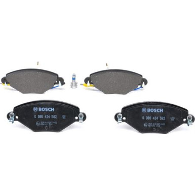 BOSCH | Bremsbelagsatz, Scheibenbremse | 0 986 424 582