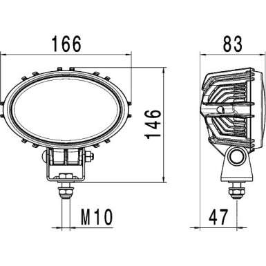 Hella | Arbeitsscheinwerfer | 1GA 996 761-101