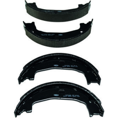 Hella | Bremsbackensatz, Feststellbremse | 8DA 355 050-391