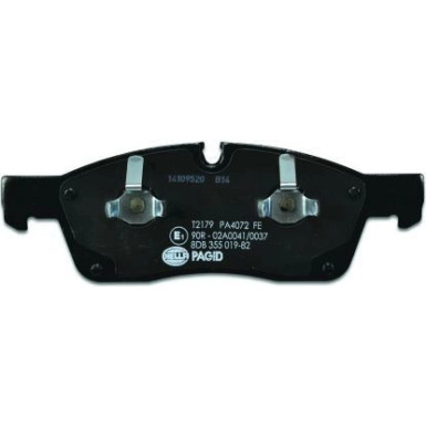 Hella Pagid | Bremsbelagsatz, Scheibenbremse | 8DB 355 019-821