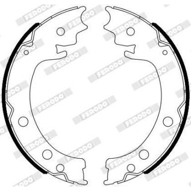 FSB4116 Bremsbackensatz, Feststellbremse PREMIER