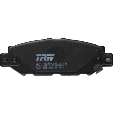 TRW Bremsbelagsatz, Scheibenbremse GDB1185