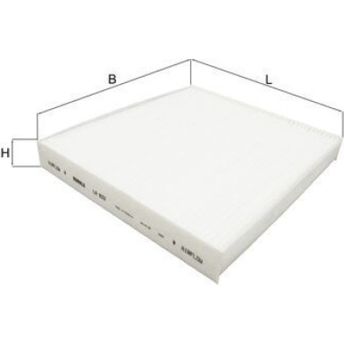 LA 833 Filter, Innenraumluft LA 833 Filter, Innenraumluft