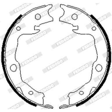 FSB4035 Bremsbackensatz, Feststellbremse PREMIER