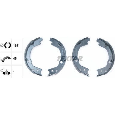 91070700 Bremsbackensatz, Feststellbremse