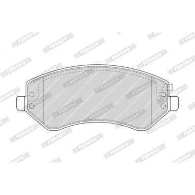 Ferodo | Bremsbelagsatz, Scheibenbremse | FDB1576