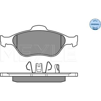 Meyle Bremsbelagsatz, Scheibenbremse MEYLE-ORIGINAL: True to OE 025 232 0217/W Meyle Bremsbelagsatz, Scheibenbremse MEYLE-ORIGINAL: True to OE 025 232 0217/W