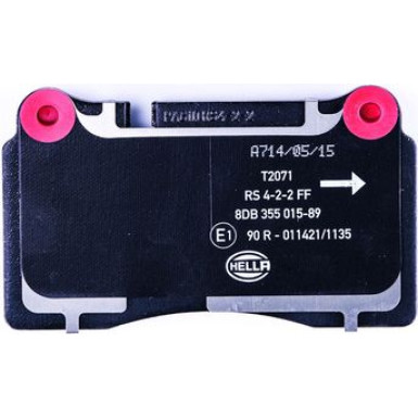 Hella | Bremsbelagsatz, Scheibenbremse | 8DB 355 015-891