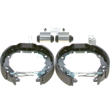 BOSCH 0 204 114 686 Bremsensatz, Trommelbremse für NISSAN MICRA, NOTE, SUNNY mit Radbremszylinder BOSCH 0 204 114 686 Bremsensatz, Trommelbremse für NISSAN MICRA, NOTE, SUNNY mit Radbremszylinder
