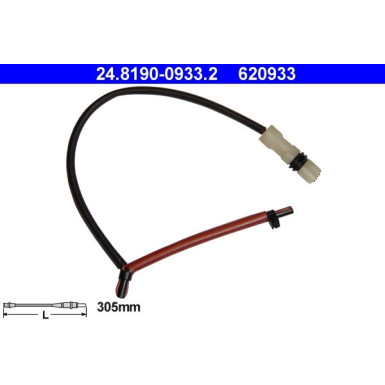 24.8190-0933.2 Warnkontakt, Bremsbelagverschleiß