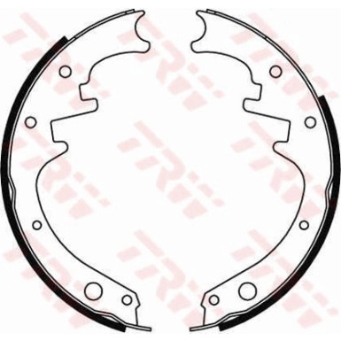 TRW | Bremsbackensatz | GS8412