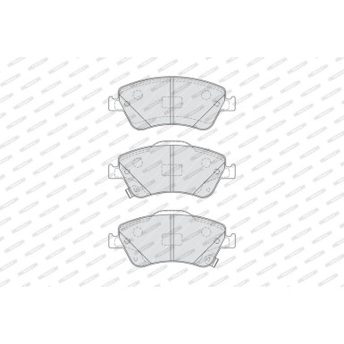 FDB4046 Bremsbelagsatz, Scheibenbremse PREMIER ECO FRICTION