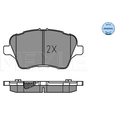 Meyle Bremsbelagsatz, Scheibenbremse MEYLE-ORIGINAL: True to OE 025 251 3417
