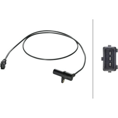 Hella | Impulsgeber, Kurbelwelle | 6PU 009 146-081
