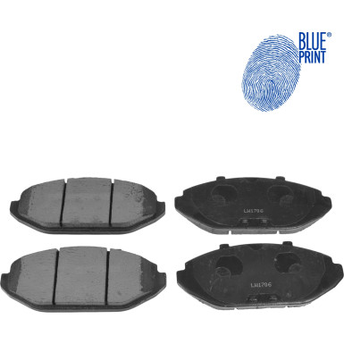 Blue Print | Bremsbelagsatz, Scheibenbremse | ADA104248