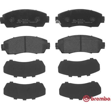 Brembo | Bremsbelagsatz, Scheibenbremse | P 28 068