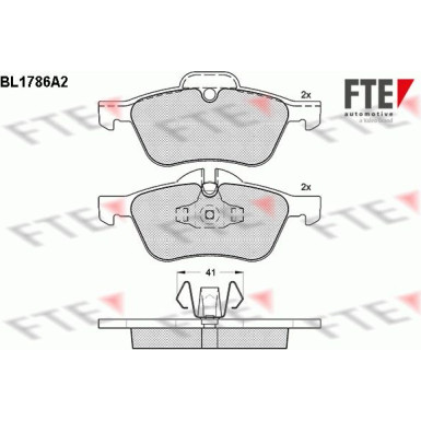 9010356 Bremsbelagsatz, Scheibenbremse