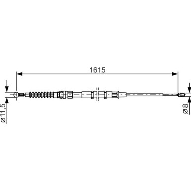 1 987 482 328 Seilzug, Feststellbremse