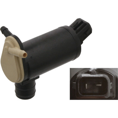 FEBI BILSTEIN 06084 Waschwasserpumpe, Scheibenreinigung FEBI BILSTEIN 06084 Waschwasserpumpe, Scheibenreinigung