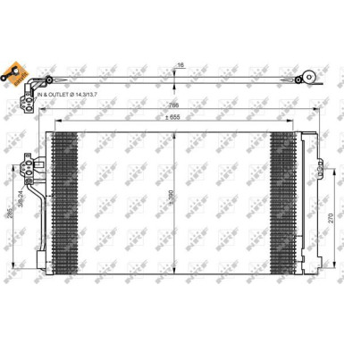 35776 Kondensator, Klimaanlage EASY FIT