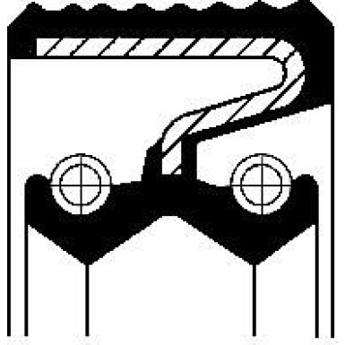 19033802B Wellendichtring, Verteilergetriebe