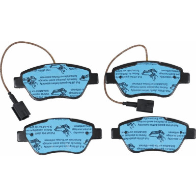 GDB1842 Bremsbelagsatz, Scheibenbremse COTEC