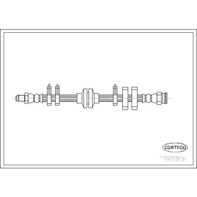 Corteco | Bremsschlauch | 19018131