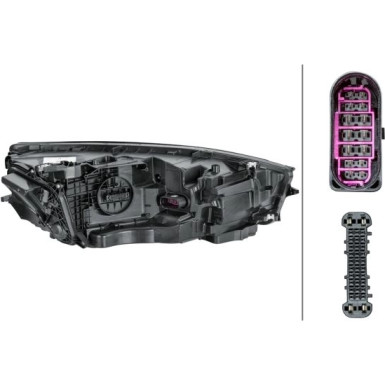 Hella 2 x HELLA Hauptscheinwerfer 1EX 011 869-311