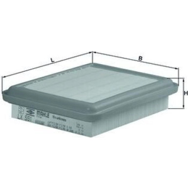 LX 591 Luftfilter