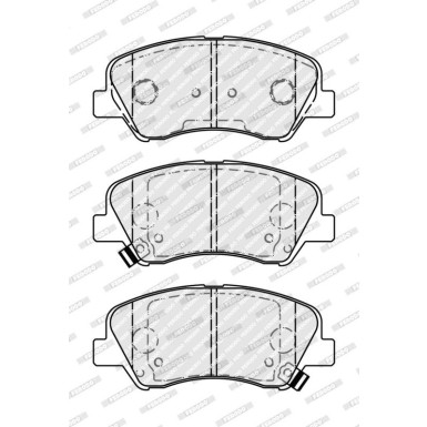 Ferodo Bremsbelagsatz, Scheibenbremse PREMIER ECO FRICTION FDB4623