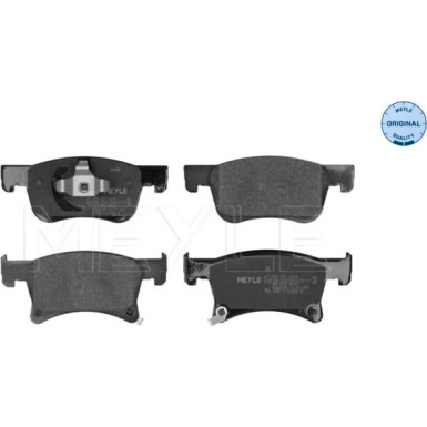 Meyle Bremsbelagsatz, Scheibenbremse MEYLE-ORIGINAL: True to OE 025 221 2318