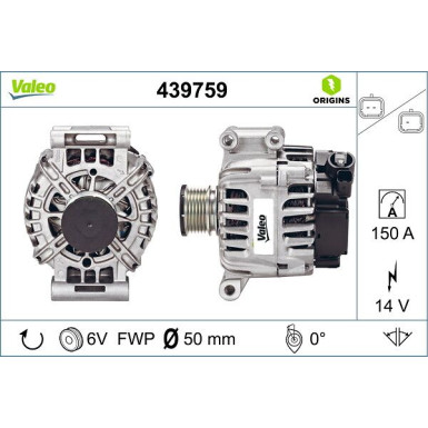 Valeo Generator VALEO ORIGINS 439759