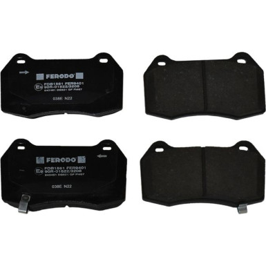 FDB1561 Bremsbelagsatz, Scheibenbremse PREMIER