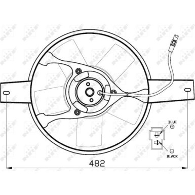 47540 Lüfter, Motorkühlung