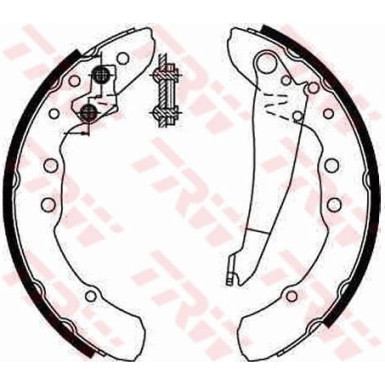 GS8544 Bremsbackensatz