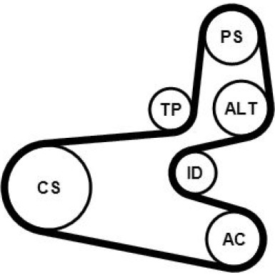 6PK1560K1 Keilrippenriemensatz 6PK1560K1 Keilrippenriemensatz