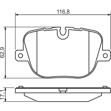 0 986 494 409 Bremsbelagsatz, Scheibenbremse