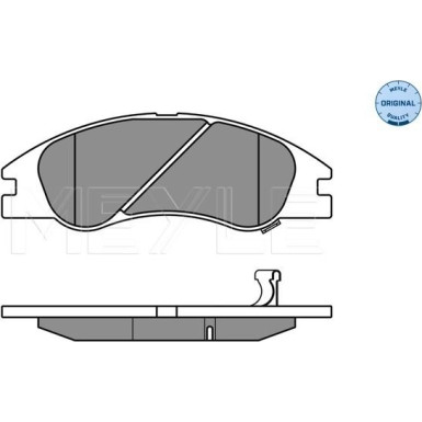 Meyle Bremsbelagsatz, Scheibenbremse MEYLE-ORIGINAL: True to OE 025 242 1817/W
