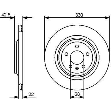 0 986 479 457 Bremsscheibe 0 986 479 457 Bremsscheibe