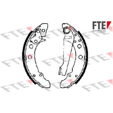 FTE | Bremsbackensatz | 9100001