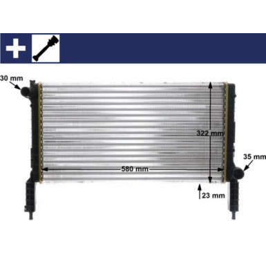 Mahle | Kühler, Motorkühlung | CR 1446 000S