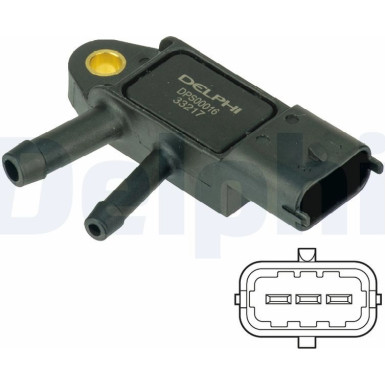DPS00016 Sensor, Abgasdruck